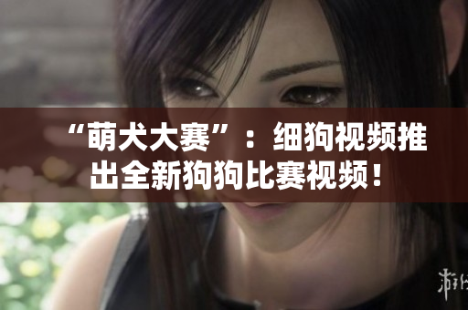 “萌犬大赛”：细狗视频推出全新狗狗比赛视频！