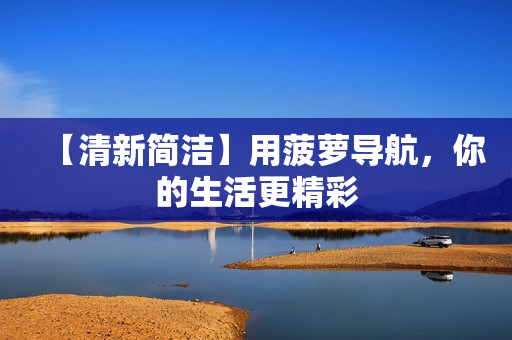 【清新简洁】用菠萝导航，你的生活更精彩