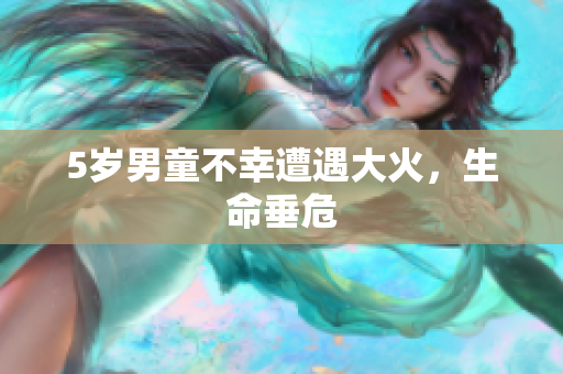 5岁男童不幸遭遇大火，生命垂危