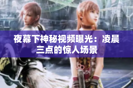 夜幕下神秘视频曝光：凌晨三点的惊人场景