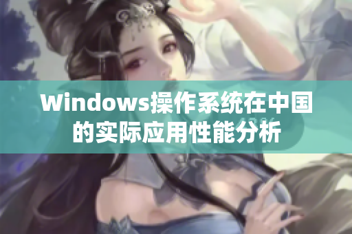 Windows操作系统在中国的实际应用性能分析