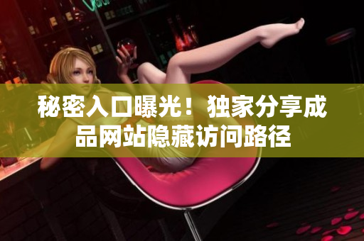 秘密入口曝光！独家分享成品网站隐藏访问路径