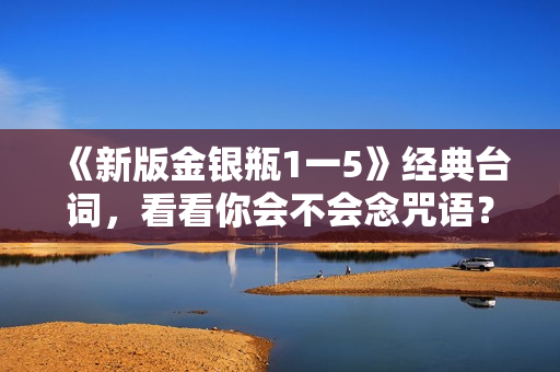 《新版金银瓶1一5》经典台词，看看你会不会念咒语？