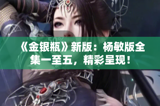 《金银瓶》新版：杨敏版全集一至五，精彩呈现！