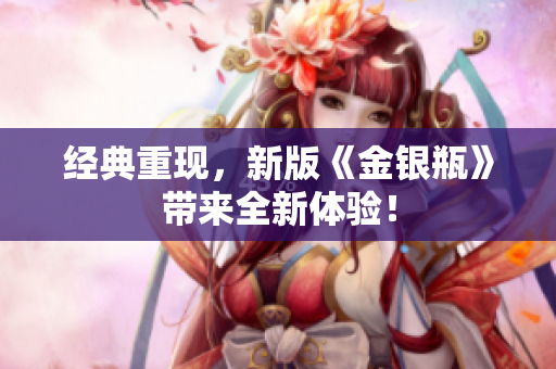 经典重现，新版《金银瓶》带来全新体验！