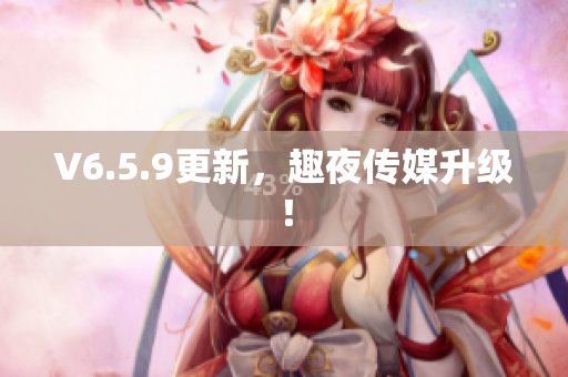 V6.5.9更新，趣夜传媒升级！