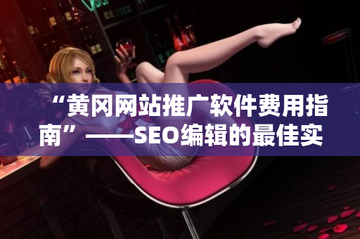 “黄冈网站推广软件费用指南”——SEO编辑的最佳实践