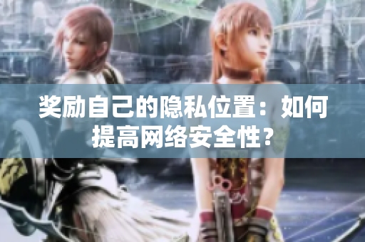 奖励自己的隐私位置：如何提高网络安全性？