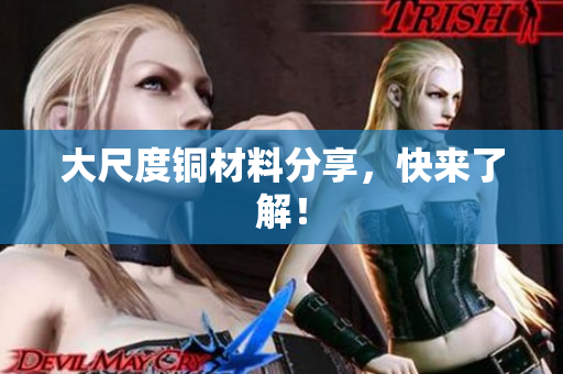 大尺度铜材料分享，快来了解！