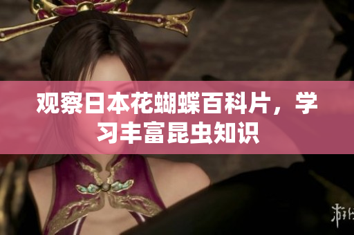观察日本花蝴蝶百科片，学习丰富昆虫知识