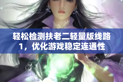轻松检测扶老二轻量版线路1，优化游戏稳定连通性