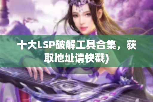 十大LSP破解工具合集，获取地址请快戳)