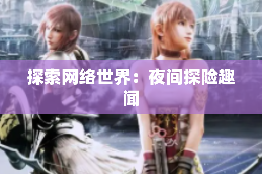 探索网络世界：夜间探险趣闻