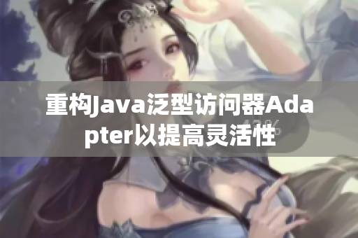 重构Java泛型访问器Adapter以提高灵活性
