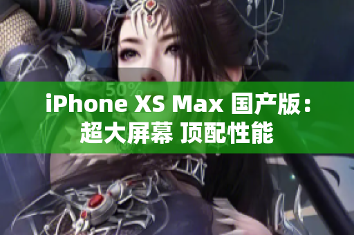 iPhone XS Max 国产版：超大屏幕 顶配性能