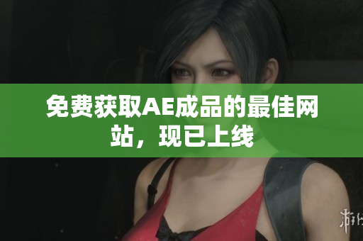 免费获取AE成品的最佳网站，现已上线