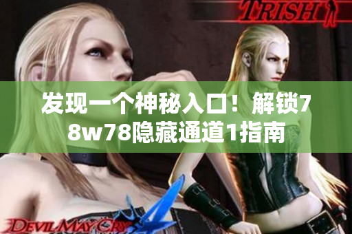 发现一个神秘入口！解锁78w78隐藏通道1指南