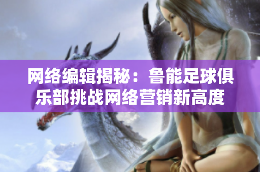 网络编辑揭秘：鲁能足球俱乐部挑战网络营销新高度