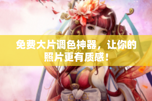 免费大片调色神器，让你的照片更有质感！