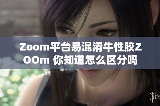 Zoom平台易混淆牛性胶ZOOm 你知道怎么区分吗