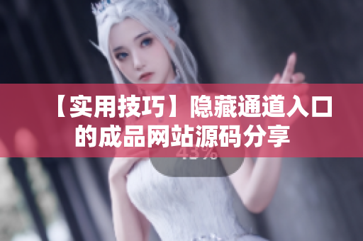 【实用技巧】隐藏通道入口的成品网站源码分享