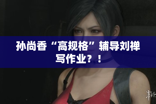 孙尚香“高规格”辅导刘禅写作业？！