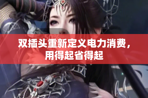 双插头重新定义电力消费，用得起省得起