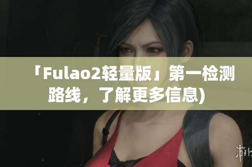 「Fulao2轻量版」第一检测路线，了解更多信息)