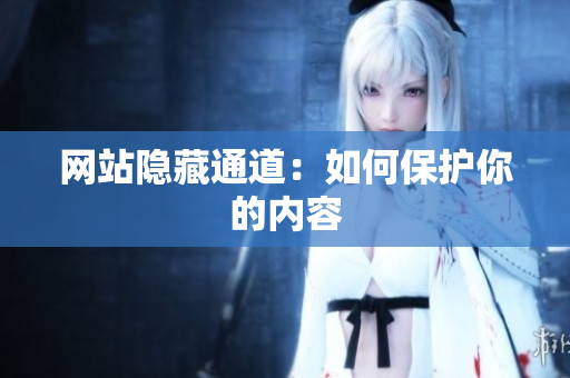 网站隐藏通道：如何保护你的内容