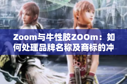 Zoom与牛性胶ZOOm：如何处理品牌名称及商标的冲突？
