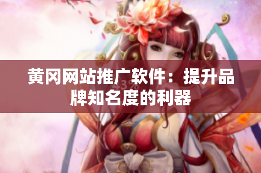 黄冈网站推广软件：提升品牌知名度的利器