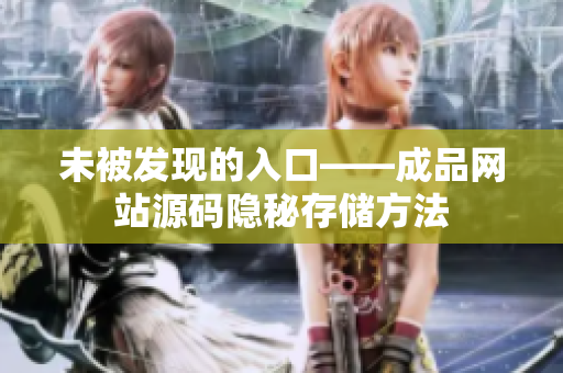 未被发现的入口——成品网站源码隐秘存储方法