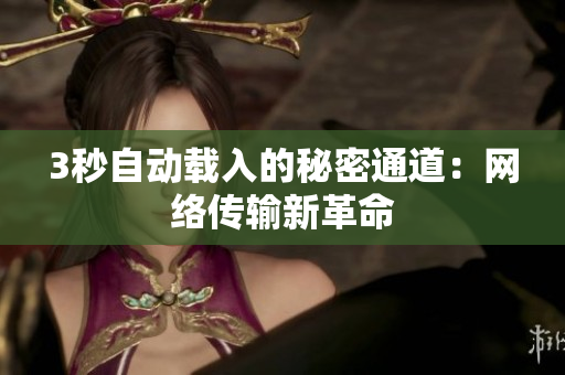 3秒自动载入的秘密通道：网络传输新革命