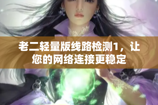 老二轻量版线路检测1，让您的网络连接更稳定