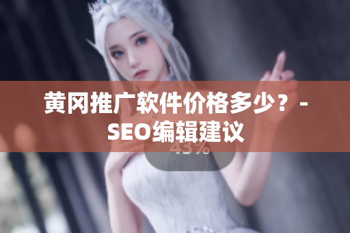黄冈推广软件价格多少？-SEO编辑建议