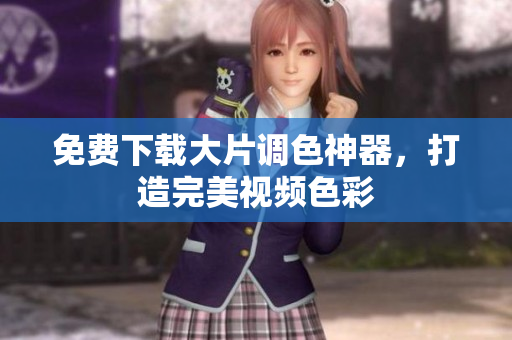 免费下载大片调色神器，打造完美视频色彩