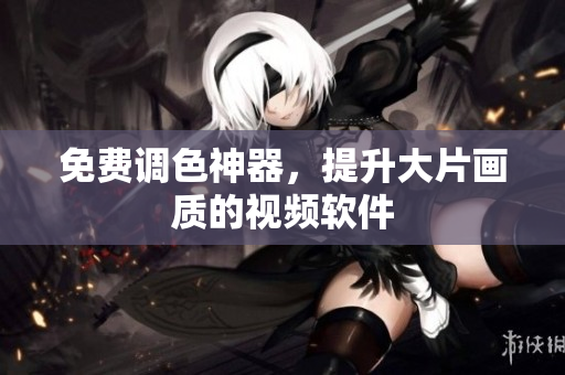 免费调色神器，提升大片画质的视频软件