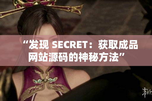 “发现 SECRET：获取成品网站源码的神秘方法”