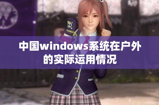 中国windows系统在户外的实际运用情况