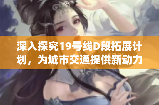深入探究19号线D段拓展计划，为城市交通提供新动力)