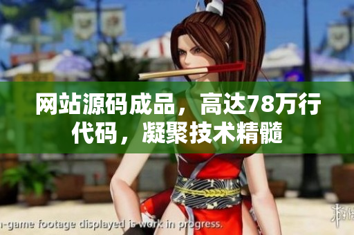 网站源码成品，高达78万行代码，凝聚技术精髓