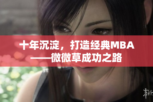 十年沉淀，打造经典MBA——微微草成功之路