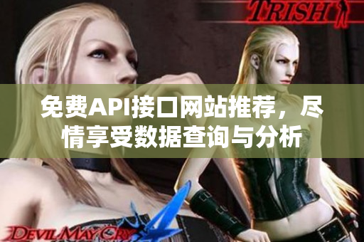 免费API接口网站推荐，尽情享受数据查询与分析