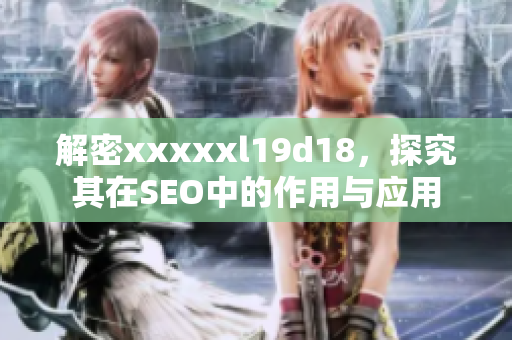 解密xxxxxl19d18，探究其在SEO中的作用与应用