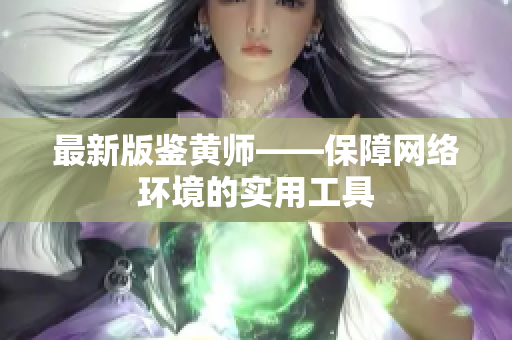 最新版鉴黄师——保障网络环境的实用工具