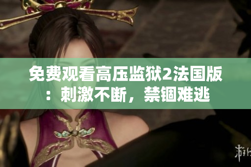 免费观看高压监狱2法国版：刺激不断，禁锢难逃