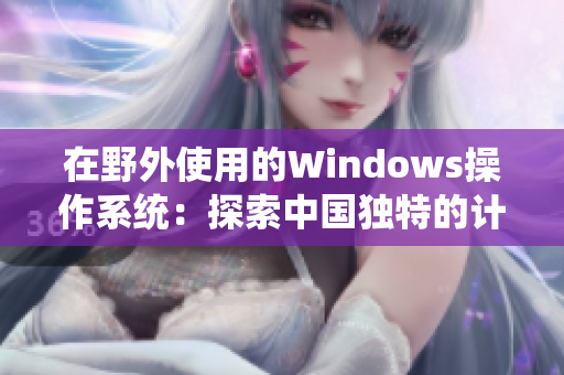 在野外使用的Windows操作系统：探索中国独特的计算机文化
