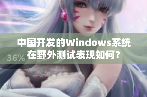 中国开发的Windows系统在野外测试表现如何？