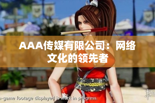 AAA传媒有限公司：网络文化的领先者