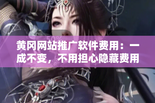 黄冈网站推广软件费用：一成不变，不用担心隐藏费用